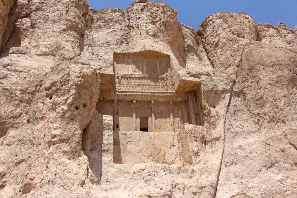 La tumba de Artajerjes I, Naqsh-e Rostam, Irán. Autor y Copyright Marco Ramerini